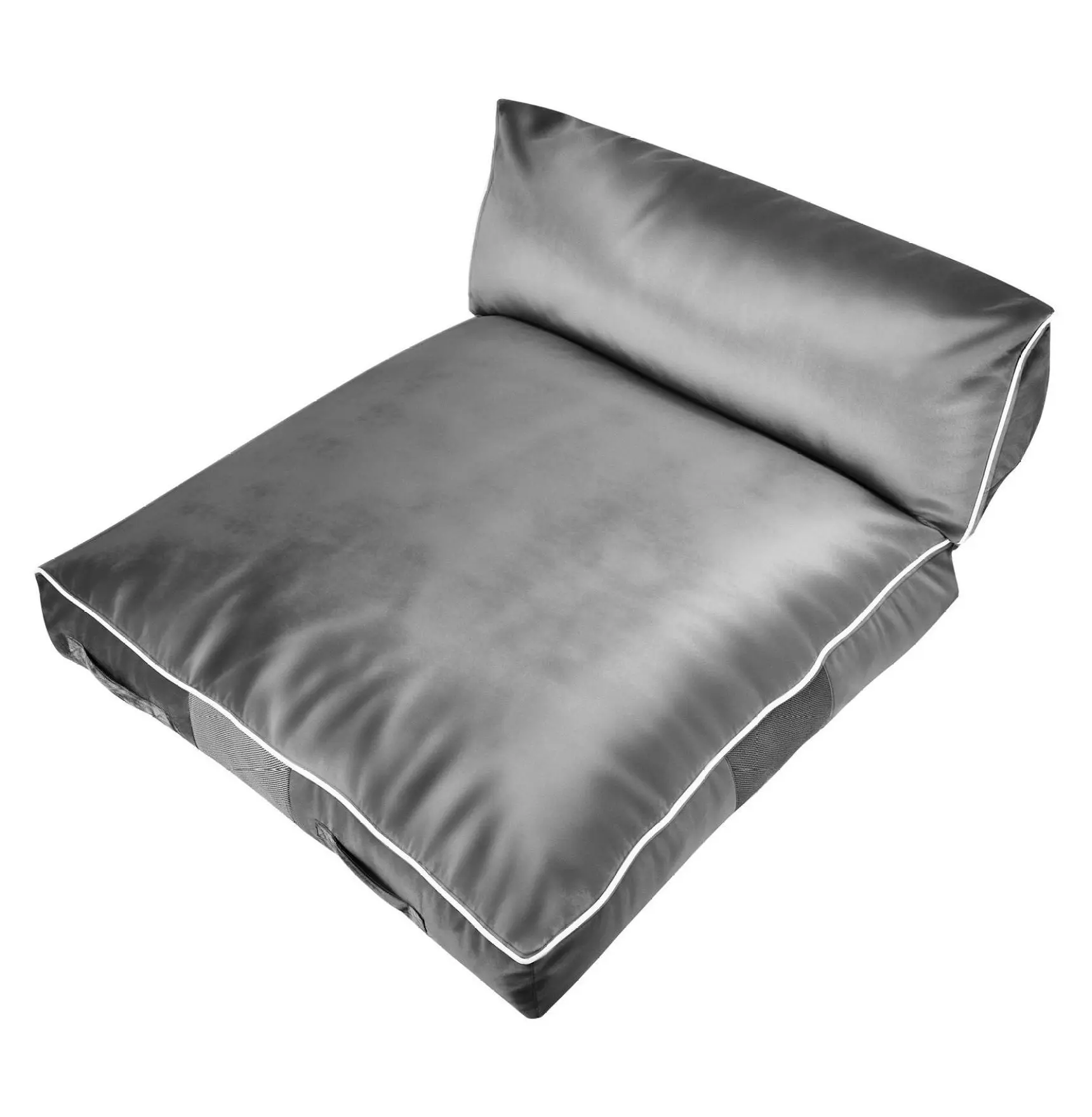 Crash Pad for Kids 5x4.5ft, Sensory Foam Mat with Washable Cover, Large Soft Play Area for Jumping, Relaxing, and Sensory Play, Indoor Gymnastics Pad Suede Gray