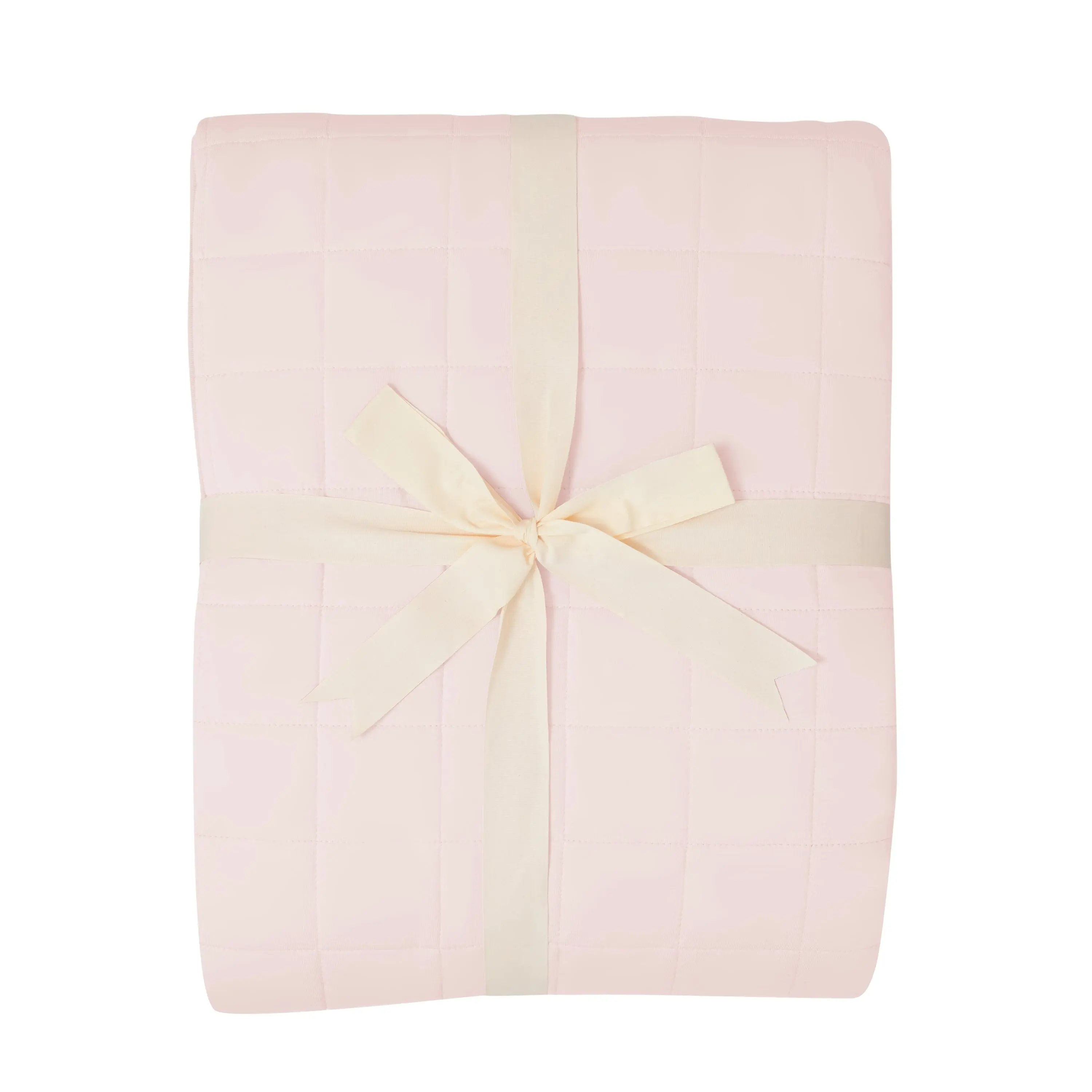 Adult Quilted Breathable Soft Buttery Blanket - Blush Pink, Queen Size, Ideal for Couch Nap, Fits Double Beds, 2.5