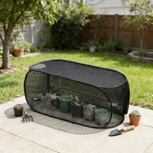 Mesh Plant Cover Net, Vegetable & Plant Protection Net, Ideal for Raised Beds, Cage Gardening, Fruit Trees, Herbs, Temporary Farming Covers, Garden Supplies