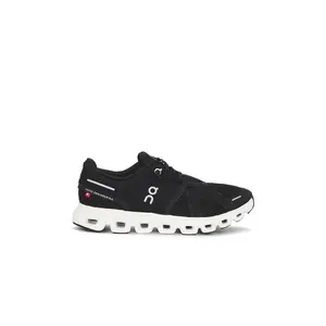 On Cloud 6 Sneaker in Black & White