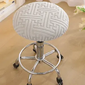 Clearwing Round Stool Chair Cover Slipcover, Easy Clean, Pet Friendly, Dustproof Sofa Pad, Full Coverage, All Seasons Use, Home Decor