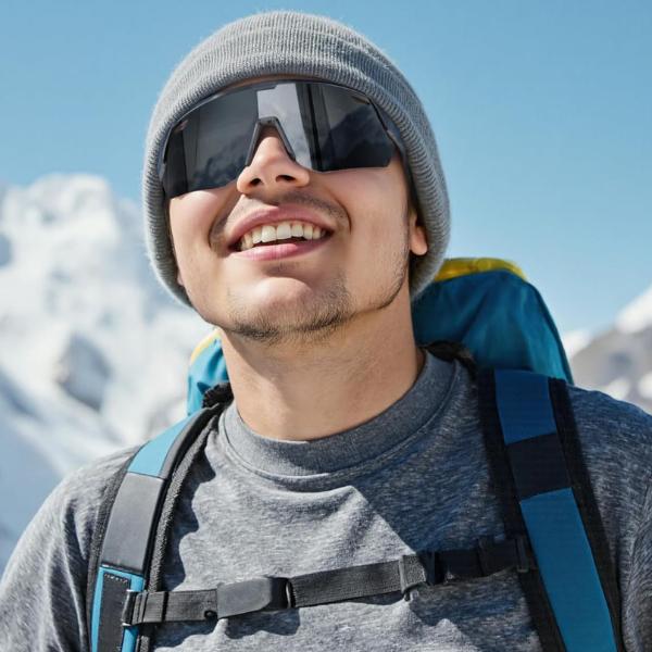 Polarized Sports Sunglasses for Men Women UV400 Protection Lightweight Running Cycling Baseball Driving Sun Glasses