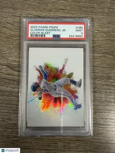 2020 Panini Prizm Vladimir Guerrero Jr. Color Blast (#CB2), PSA 9 (Mint)