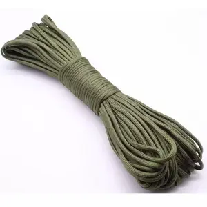 7-Strand Core Umbrella Rope, Outdoor Multifunctional Climbing Rope, Emergency Escape Rope, Safety Rope for Camping & Hiking