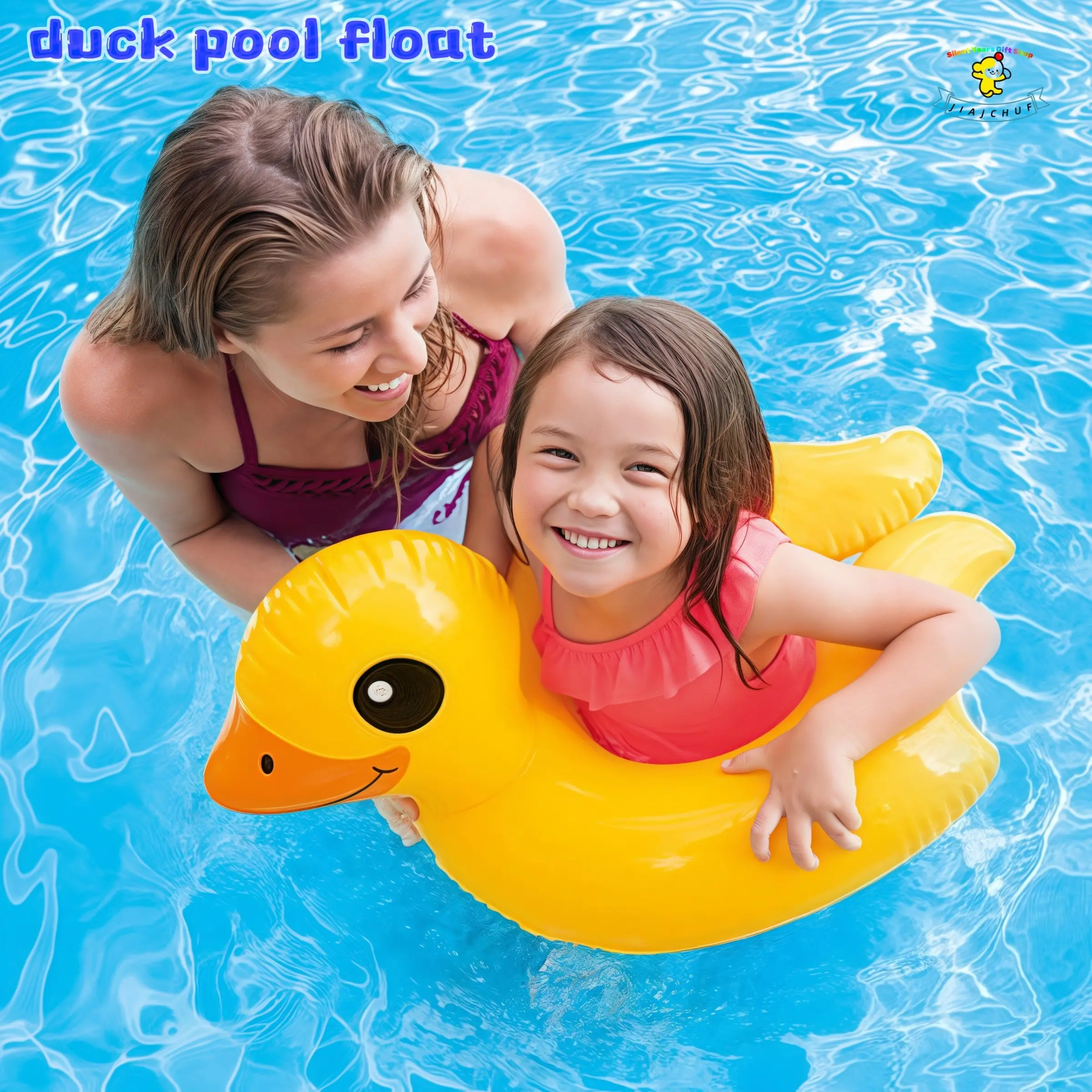 Duck Shape Swimming Ring, Flamingo Shape Floating Ring, Fun Water Float for Kids, Essential Summer Swim Gear, Inflatable Floater, Inflatable Circle