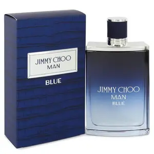 Jimmy Choo Man Blue Eau de Toilette Spray for Men - Woody Aromatic Cologne