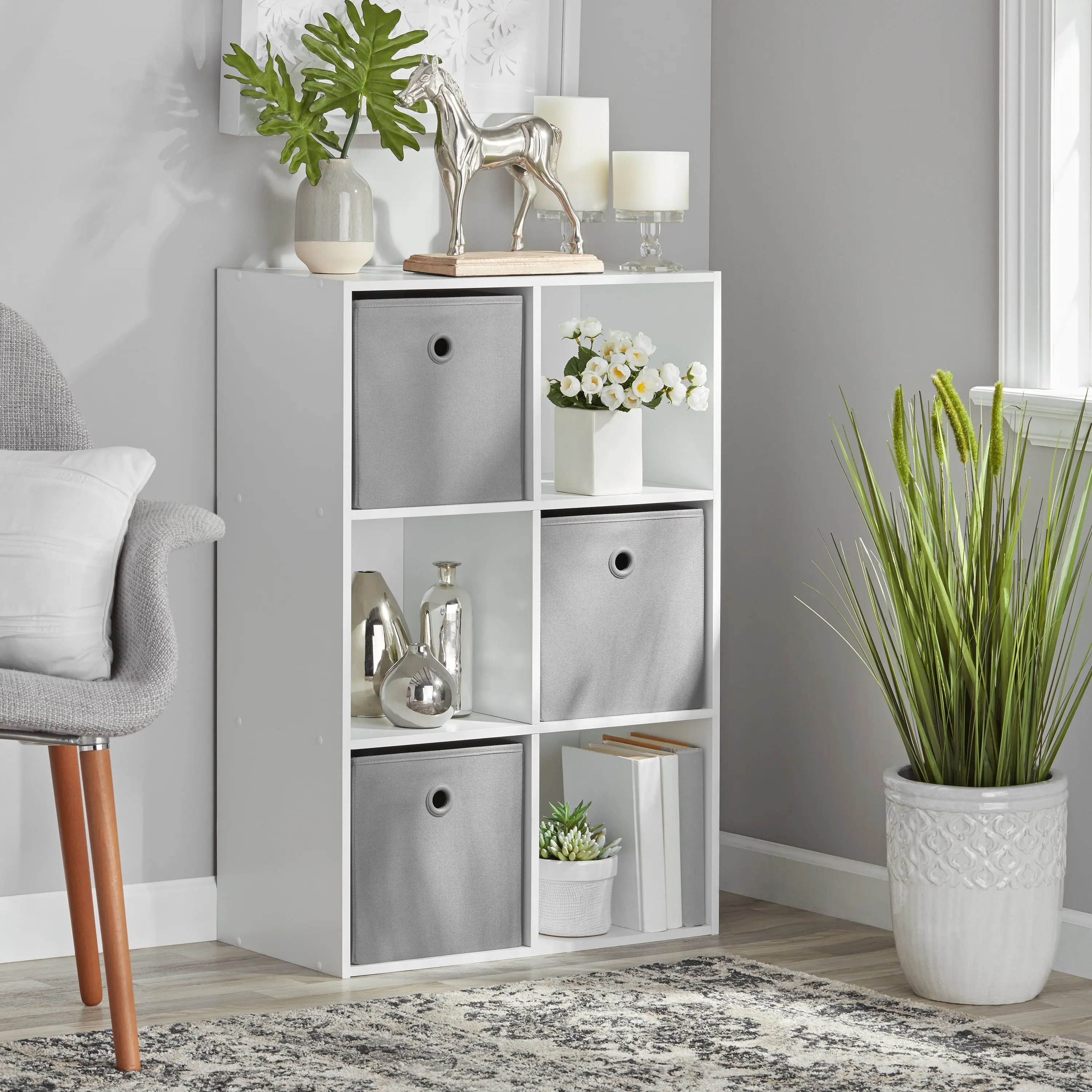 Mainstays 6 Cube Storage Organizer Mainstays 6 Cube Storage Organizer