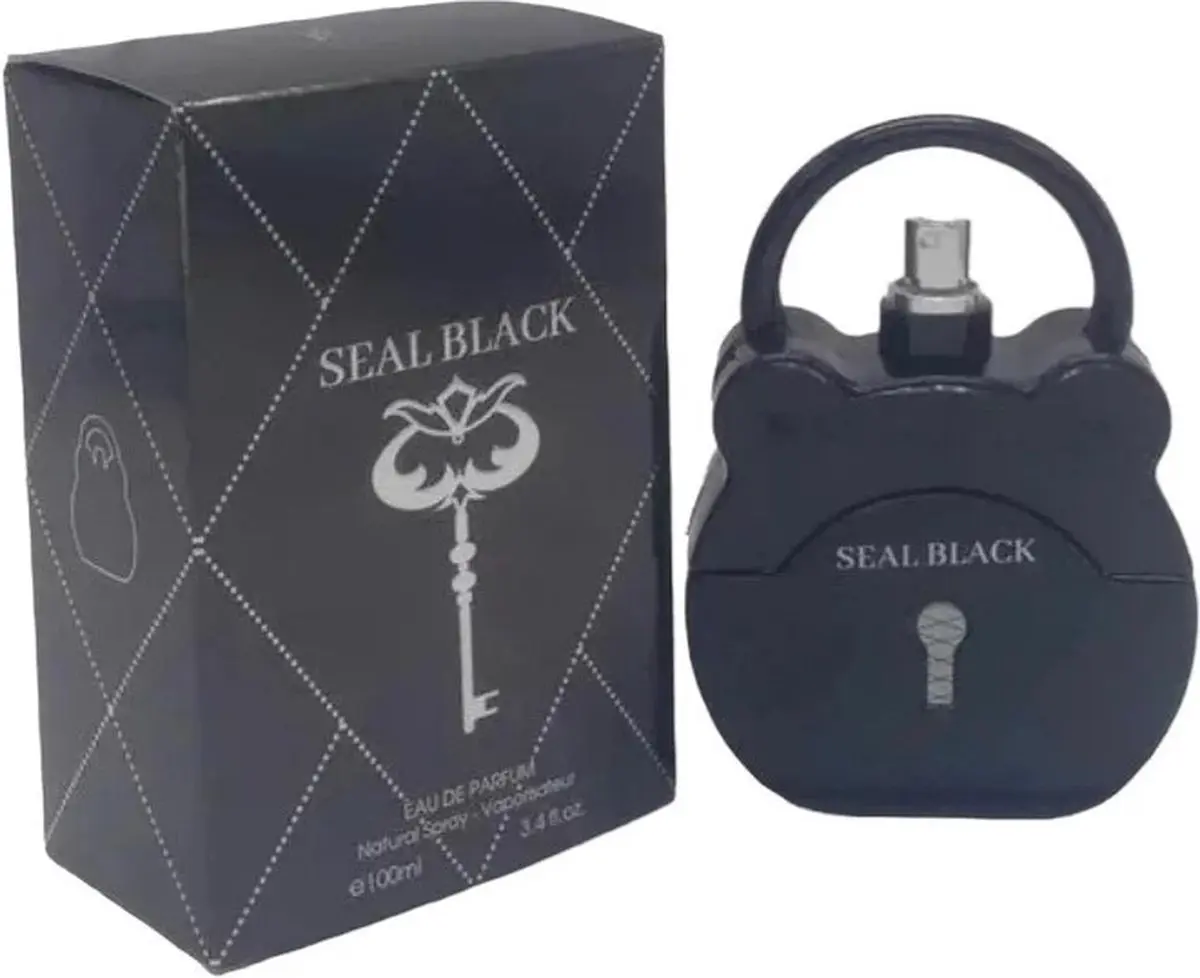 Seal Black Perfume 3.4oz - Women's Perfume Fragrance - Woody, Dark and Spicy Scent