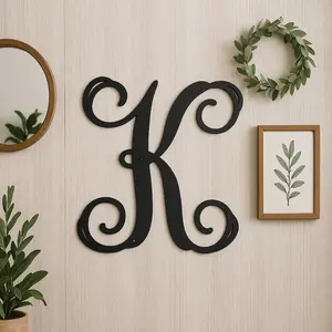 Metal letter K