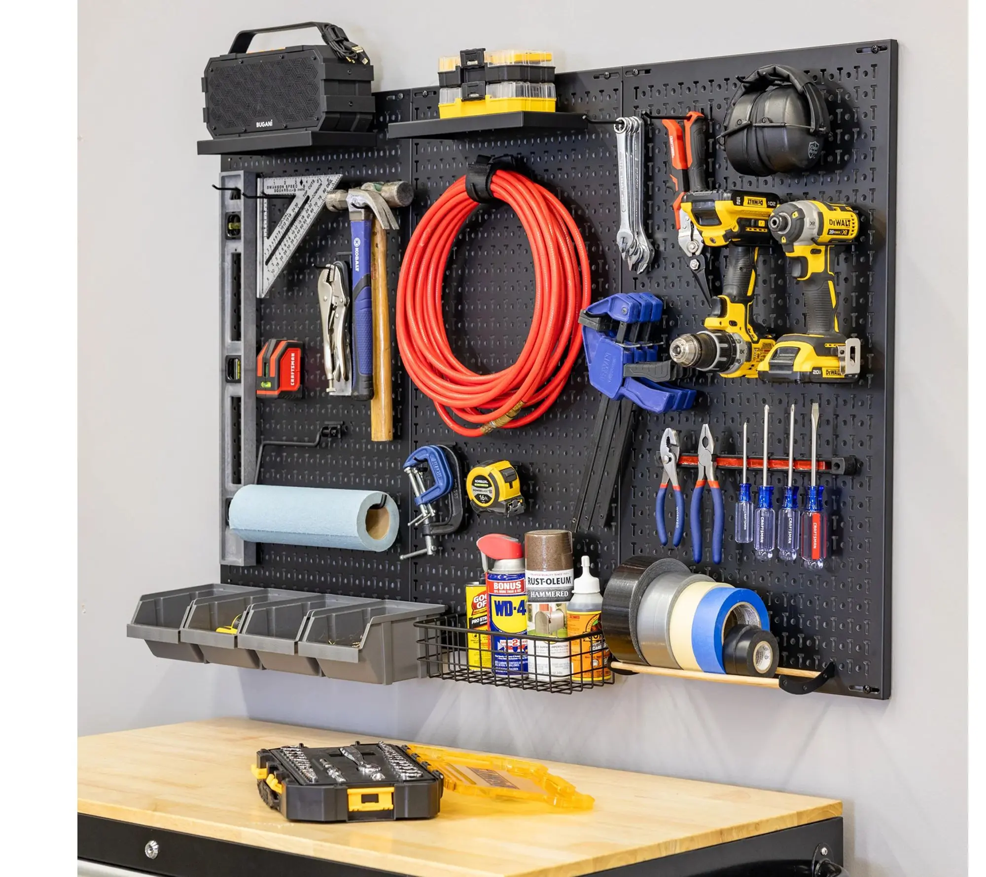 StoreYour 51" x 32" PRO Pegboard - 23 Attachments