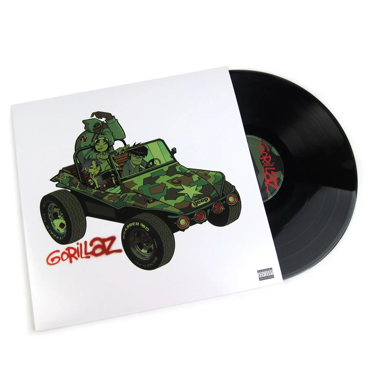 Gorillaz Self-Titled Album, 2LP Vinyl Record - Albums on Vinyl for Music Collectors