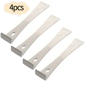 4PCS Stainless Steel Hive Scraper Tools，Beekeeping Equipment Bee Hive Hand Tool for Beekeeper，beekeeping tools
