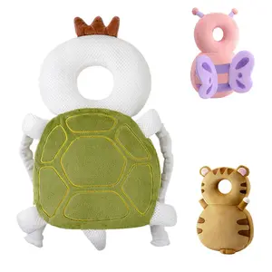Toddler Baby Head Protection Cushion Backpack Wear ,Green Turtle Cute Carrier Travel