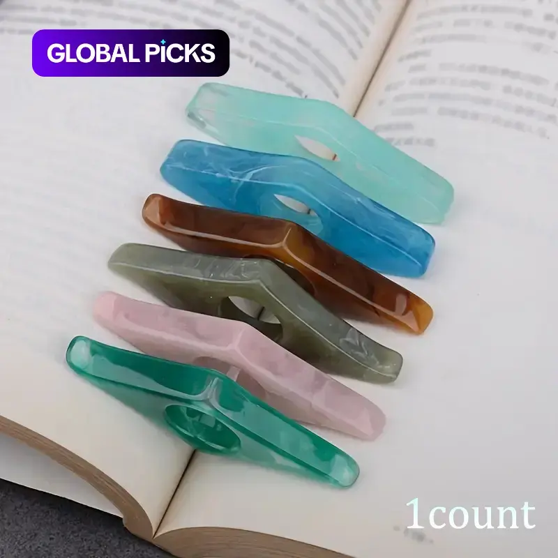 Creative Reading Page Finger Holder, Resin Portable Thumb Page Holder, Reading Aid Tool, Book Accessories, Avid Readers #GLOBAL PICKS