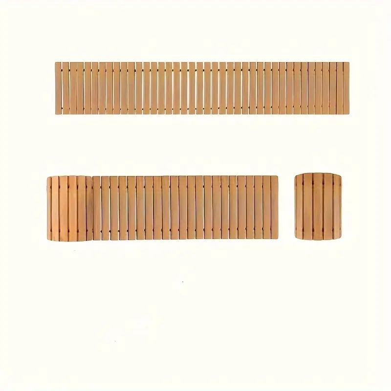PIYPIY Portable Pine Wooden Garden Pathway (6ft,8ft,10ft,12ft) - Durable, Anti-Slip, Foldable, Weather-Resistant, Cost-Effective, No-Maintenance Outdoor Boardwalk for Patio, Wedding Parties