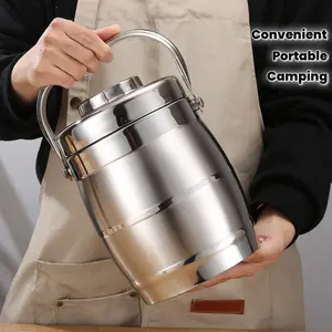 3 Types High Quality Stainless Steel Portable Lunch Box, Suitable for Home, Work, Going Out, Camping, Office Workers and Students Universal Convenient Carry Lunch Box,back to school