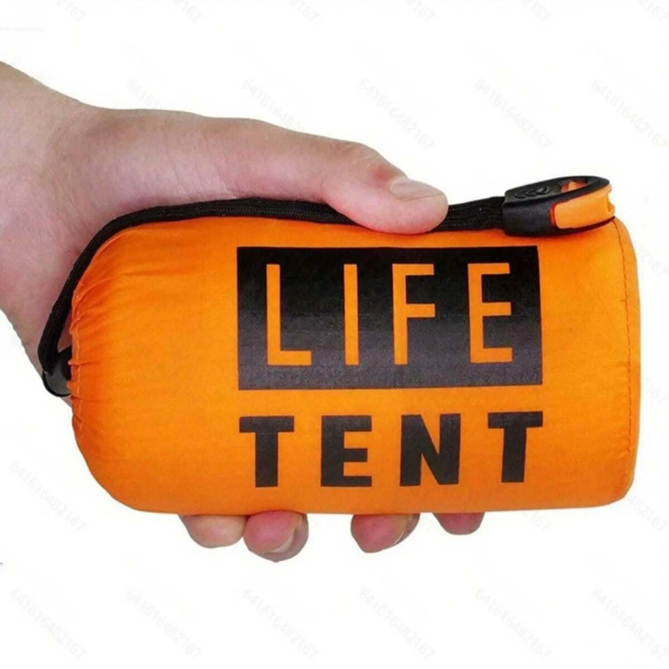 Emergency Shelter Survival Tent Kit, 1 Set Mylar Tube Tent Sleeping Bag, Waterproof Outdoor SOS Thermal Blanket, Reusable Emergency Shelter, Emergency Survival Supplies, Emergency Survival Gear