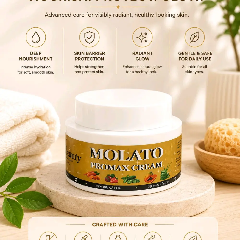 Molato Promax Natural Face Cream - Brightening, Anti-Aging, Radiant Youthful Glow Formula Moisturizers