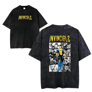[Made in USA] Invincible TV Show Mark Invincible Shirt – Comic Book Fans, Superhero Fan Gift, Cool Graphic Crew Neck Pullover, Cosplay Costume Top