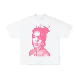 Jhene PINK Cute Big Face Graphic Rap Tee Shirt