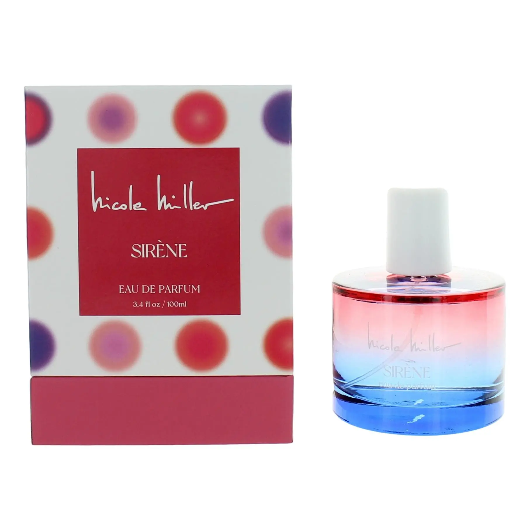 Sirene by Nicole Miller Women's Eau de Parfum (EDP) Spray Bottle - Fig, Rose, Wood, Aquatic Notes, 3.4 fl oz