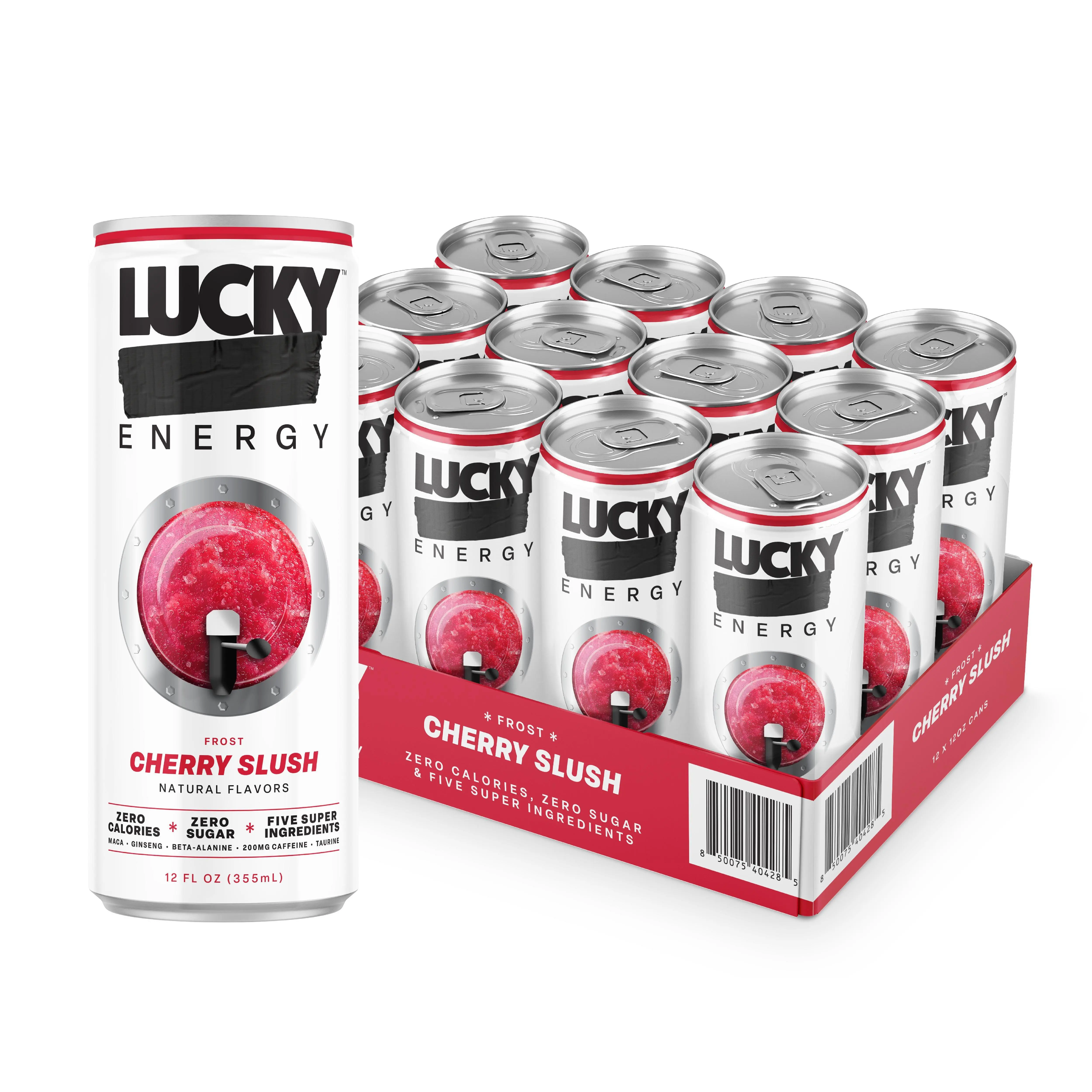 Cherry Slush from Lucky Energy (12-PACK / 12OZ CAN)