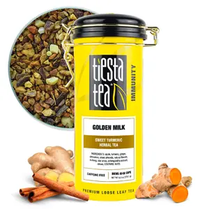 Sweet Turmeric Golden Tea, Herbal Wellness Blend | Tiesta Tea