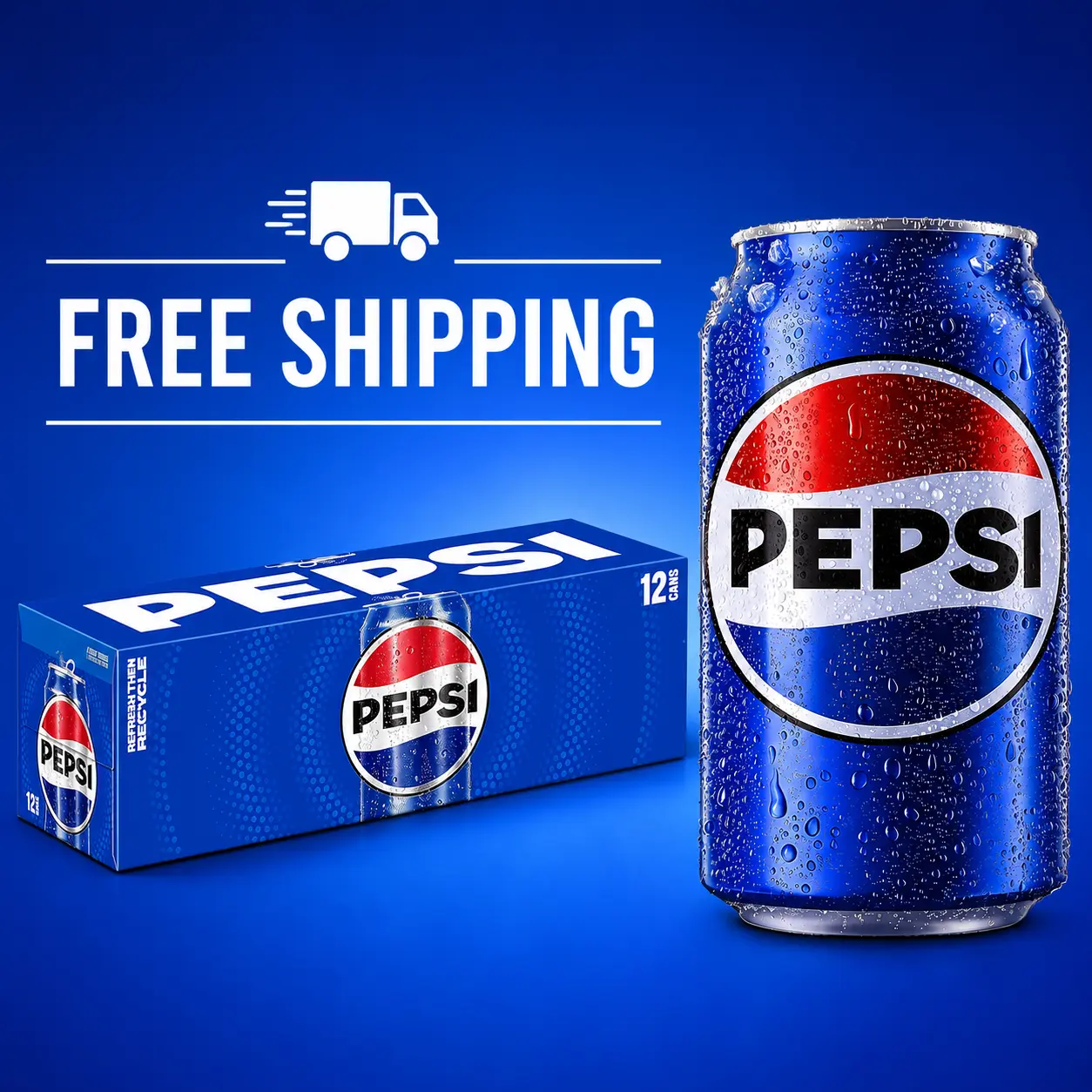 Pepsi Cola Soda, 12 Fl Oz Cans (Pack of 12)