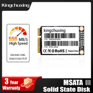 Kingchuxing SSD MSATA SATA 2TB 1TB 128GB 256GB 512GB Internal Solid State Drive High Performance Hard Drive for Desktop Laptop