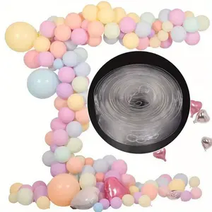 1pc JJYY Reusable Balloon Garland Arch Kit, Durable Easy-to-Assemble Plastic Balloon Chain for Wedding, Birthday Party Decorations, Versatile Balloon Wreath for Celebrations, No Feather, No Power Needed