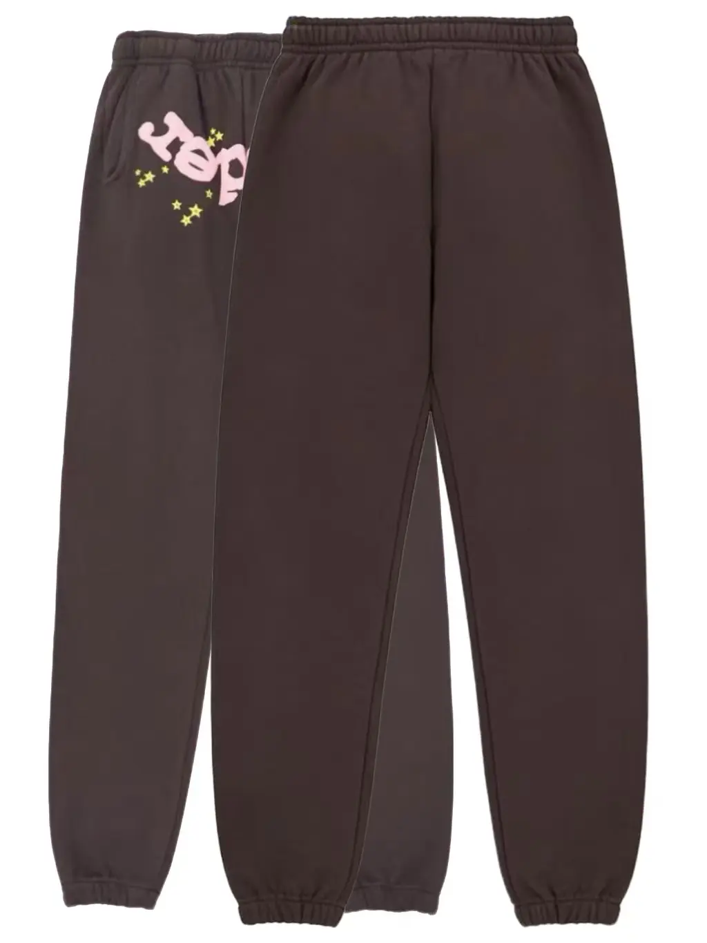 Y2k Men's sweatpants, Spider Web Pattern, Letter Print, Colorful Stars, Street Punk Style, Casual Fitted, Fall & Winter, Graphic casual pants