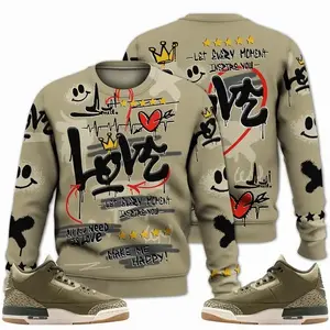 3 Family Affair Sweatshirt, Family Affair 3s shirt - Paid In Full Money All Over Print, 3D Sweatshirt, Realistic Graphic Pullover, Unisex Streetwear Style
