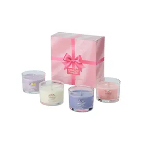 Yankee Candle Every Day Scented Votive Candle Gift Set, Lemon Lavender, White Spruce & Grapefruit, Lilac Blossoms, Pink Sands, 1.3 OZ (Pack of 4)