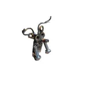 Handmade Metal Deer Statue