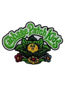 Cabbage Patch Kids Embroidered Iron-On Patch Vintage Logo