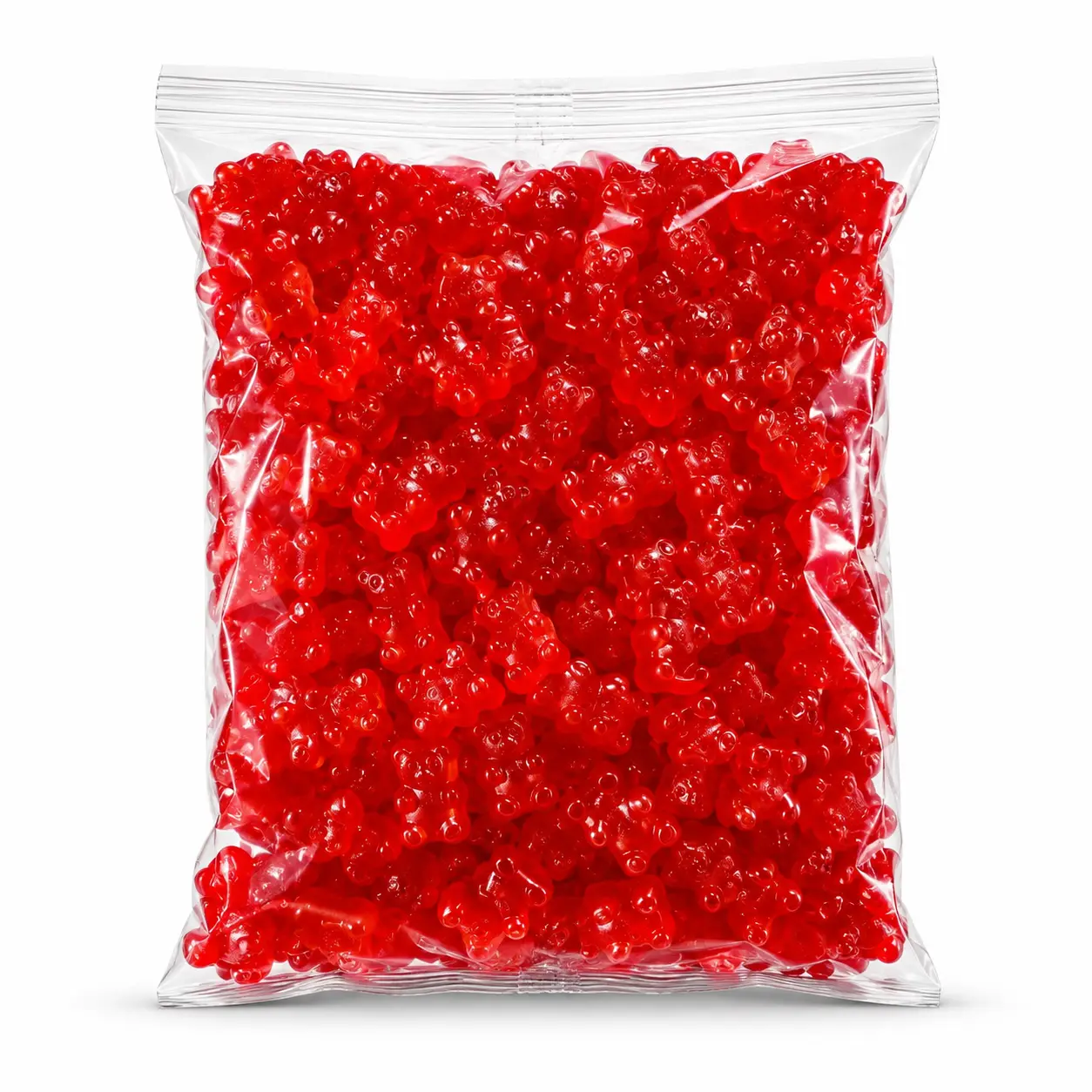 Cinnamon Bears Gummy Candy, Sweet & Spicy Red Gummies, Gelatin-Free, 1 lb Bag