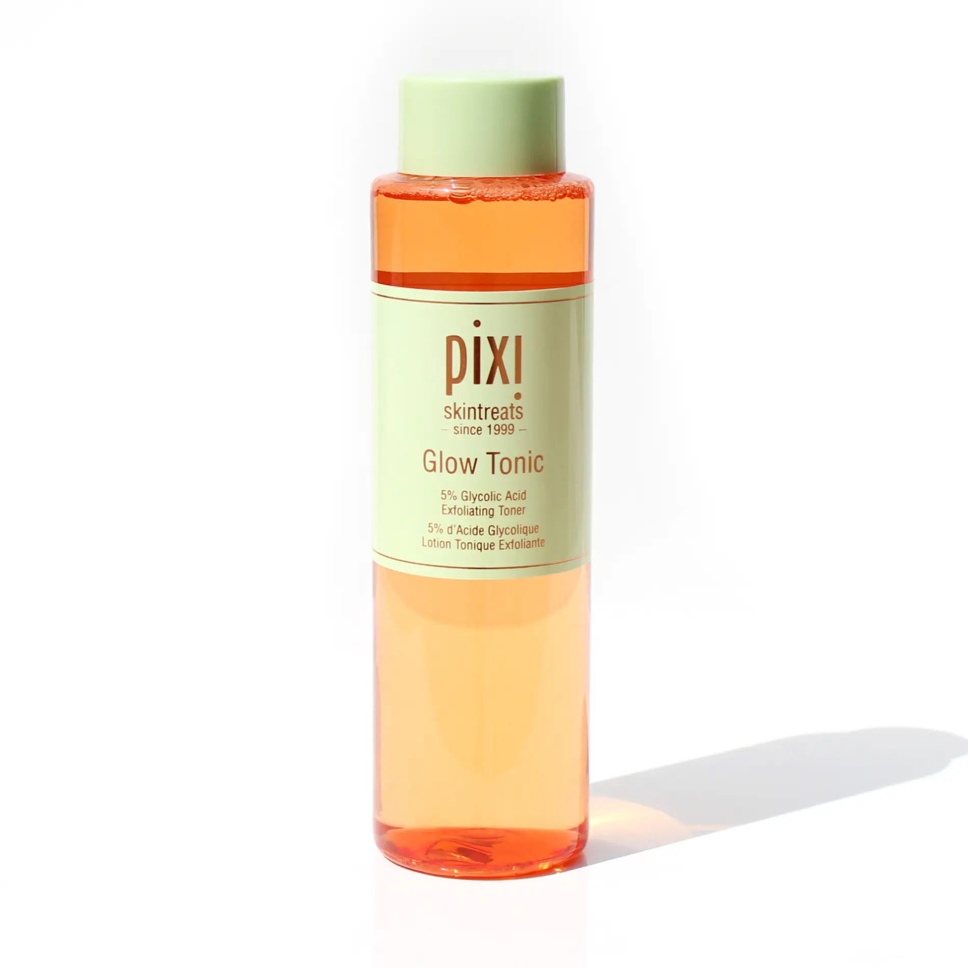 Pixi Glow Tonic Facial Toner - 250ml Exfoliating, Hydrating Single Item with Aloe Vera, Glycolic Acid for Radiant Skin, All Skin Types