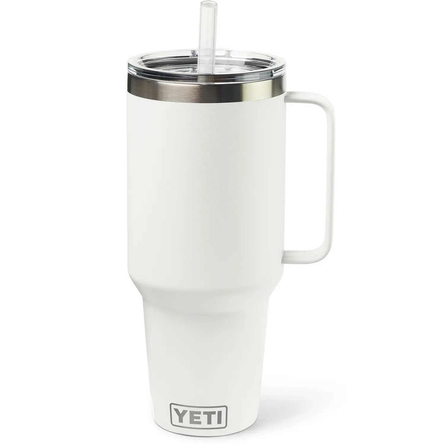YETI Rambler 40 oz Tumbler with Handle and Straw Lid, Travel Mug Water Tumbler, Vacuum Insulated Cup with Handle, Stainless Steel