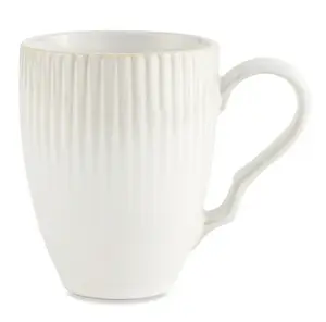 14 oz Stoneware Cream Mug, 3.50 x 3.50 x 4.49 Inches