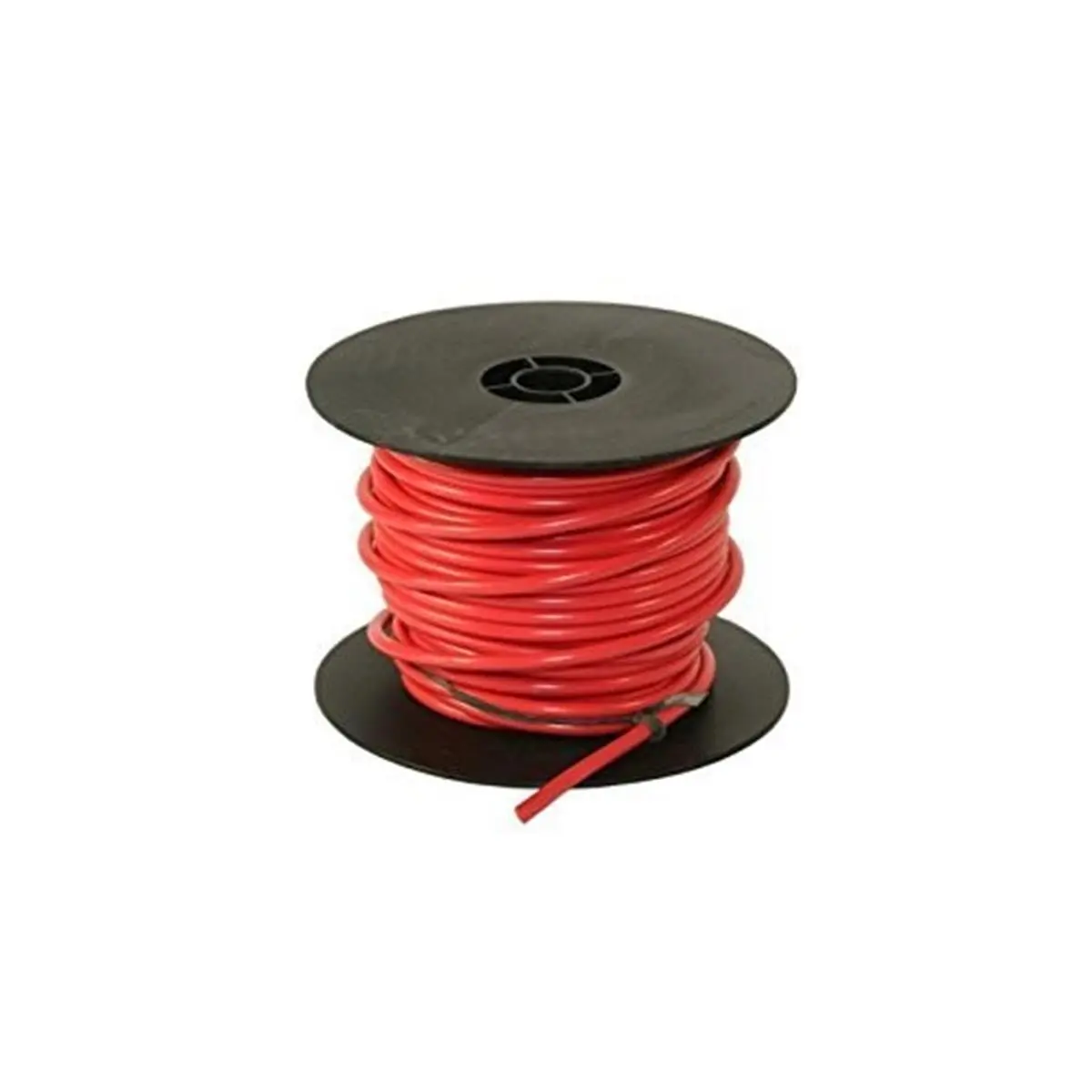 East Penn E6B-2550 8 Gauge Solid Copper Primary Wire, 100 ft. Red Color-Coded, High Quality Construction, Durable & Reliable for Home Improvement, Office Electrical Installation
