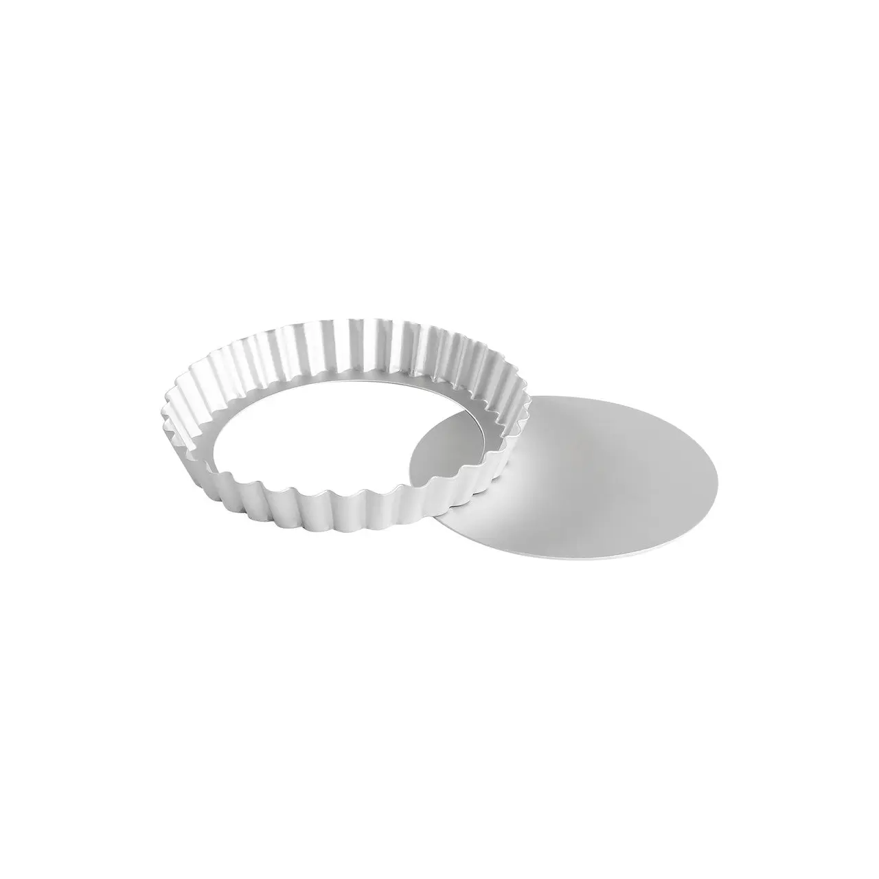 Fat Daddio's PFT-65 Round Fluted Tart Pan, 6.5 x 1 inch
