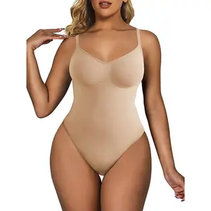Seamless Shapewear Bodysuit with Tummy Control