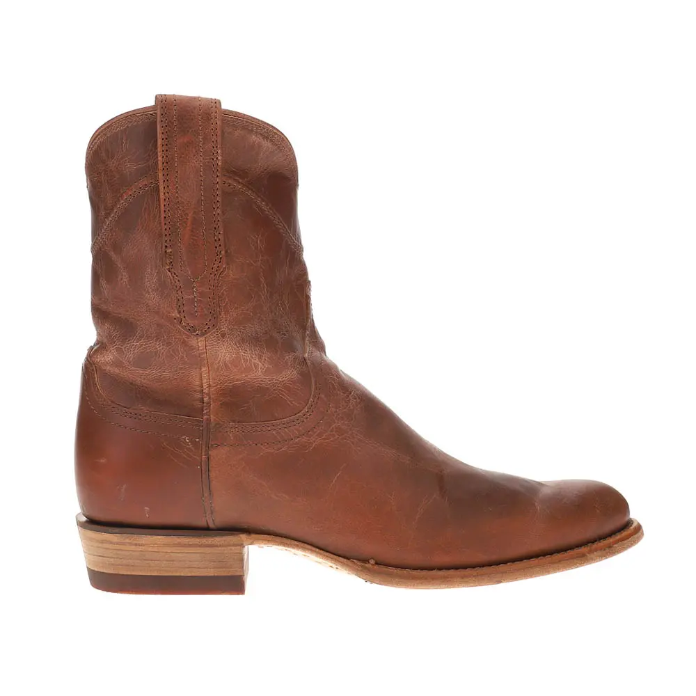Tecovas Mens The Dean Round Toe Zippered Casual Boots Ankle - Brown Tecovas Mens The Dean Round Toe Zippered Casual Boots Ankle - Brown