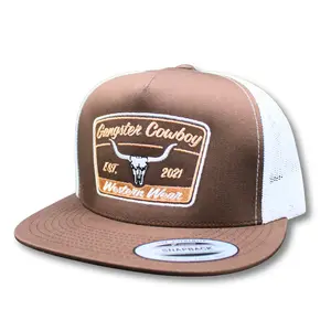 Western Wear - Brown and White. Gangster Cowboy Official Product
