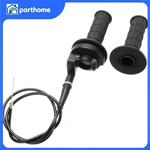 Twist Throttle Grip with Cable - Replacement Motorcycle Parts for 50cc,125cc,150cc,250cc Quads,ATVs,Pit Bikes - Motor Bike Frames & Fittings Component Motorbike