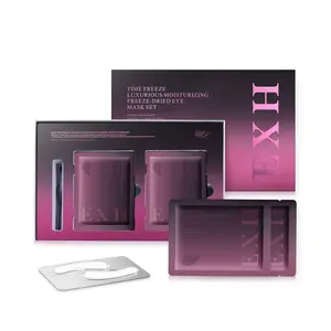 EXH Time Freeze Luxurious Moisturizing Freeze-Dried Eye Mask Set - Brighten Eyes & Reduce Wrinkles for Radiant Skin Care-A