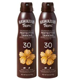 Pack of 2 Hawaiian Tropic Protective Tanning Oil Spray, SPF 30, 6.0 oz