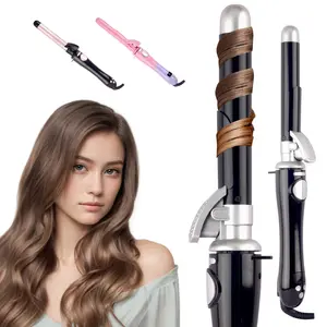 (us Plug) One-Plug Multifunctional Electric Automatic Curling Iron Ceramic Rotating Hair Waver Portable Auto Wave Roller Hair Styling Tool