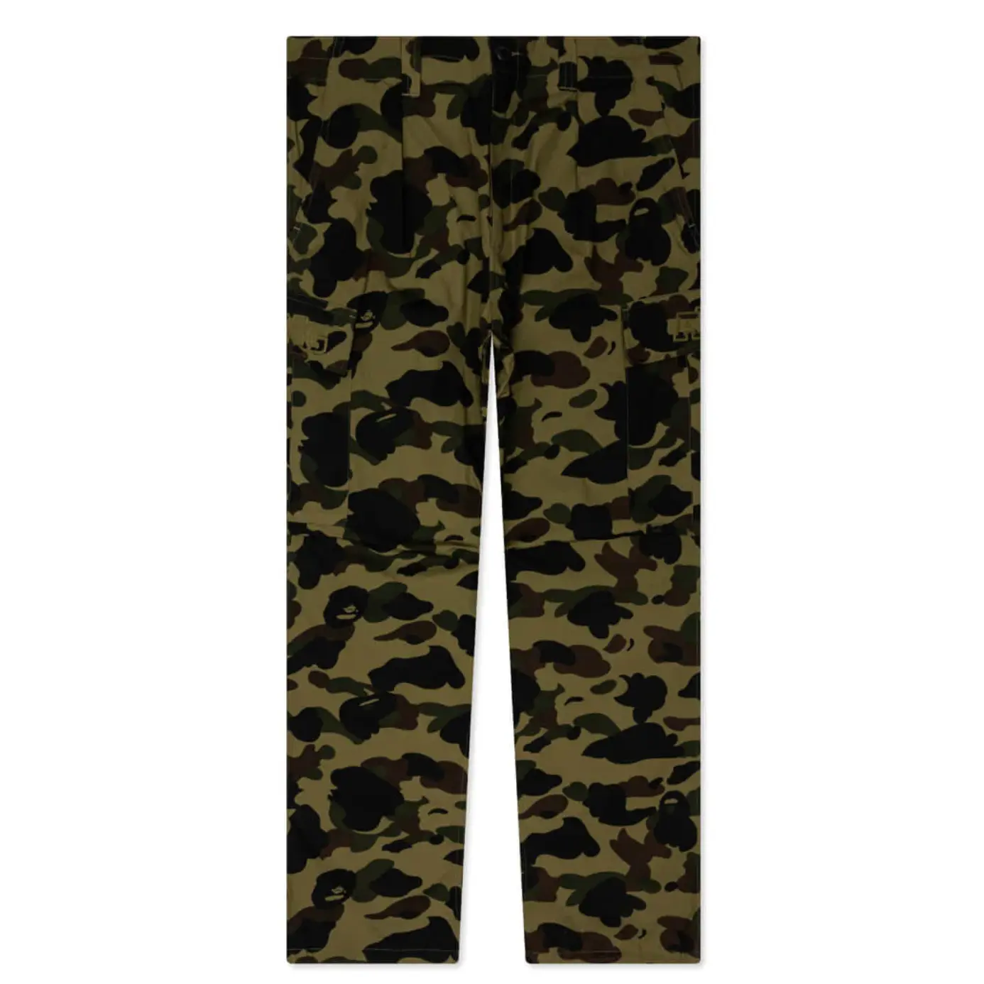 A Bathing Ape BAPE 1st Camo Green 6 Pocket Pants Size Small Mens