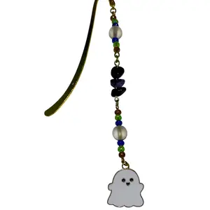 Spooky Book Mark Charm